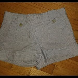 THEORY pin-striped shorts